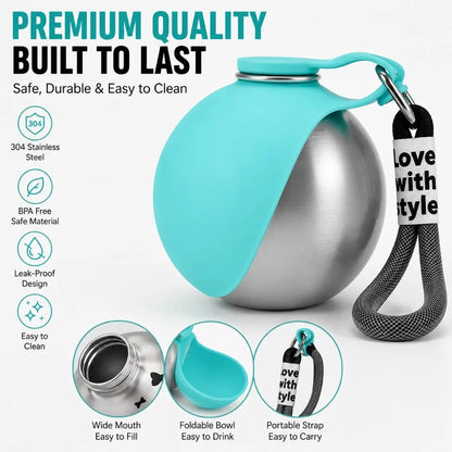 Stainless Steel Adventure Pet Flask